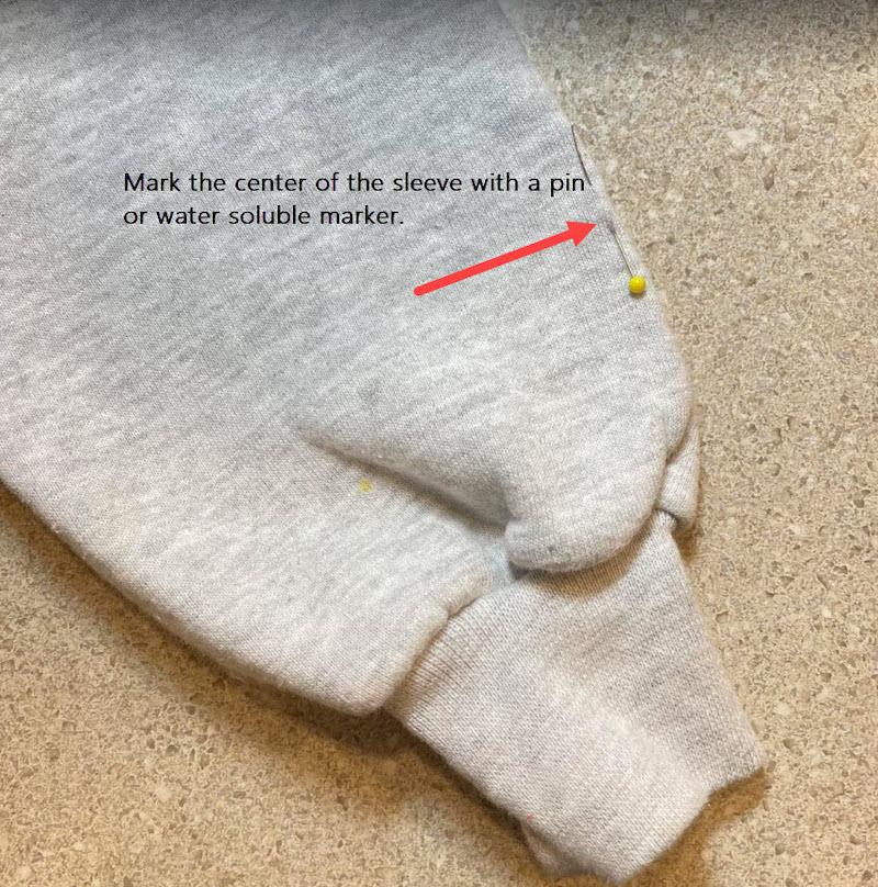 mark center sleeve