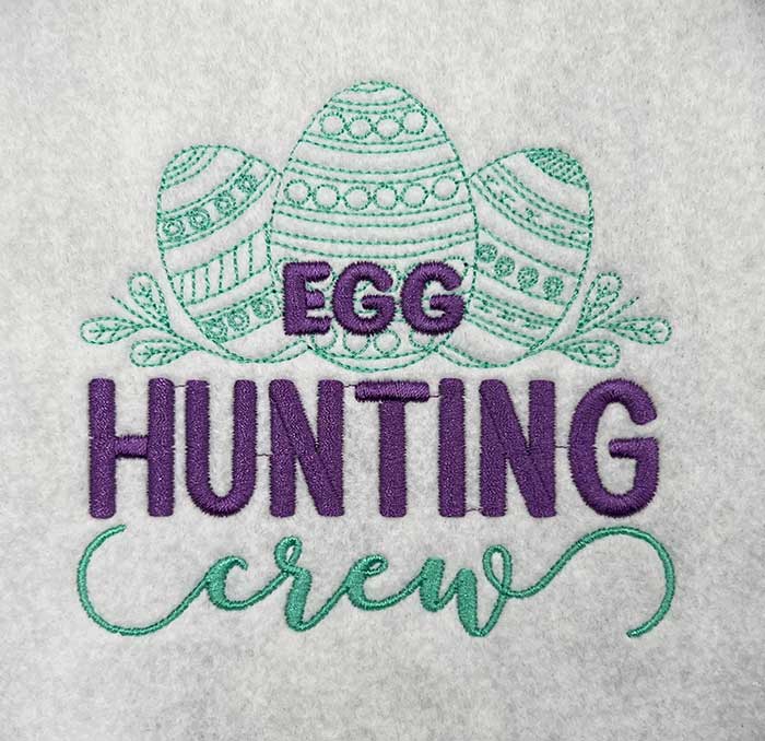 ISET_EggHuntingCrew | Embroidery Legacy egg hunting crew embroidery design