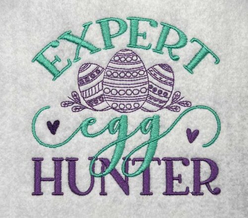 Embroidery Design: Expert Egg Hunter – 4.48 x 4.23
