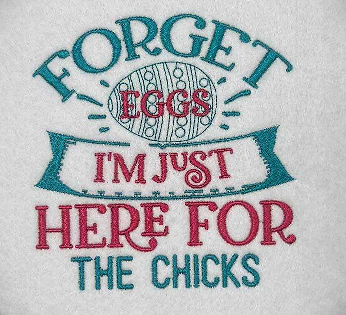 ISET_ForgetEggs | Embroidery Legacy