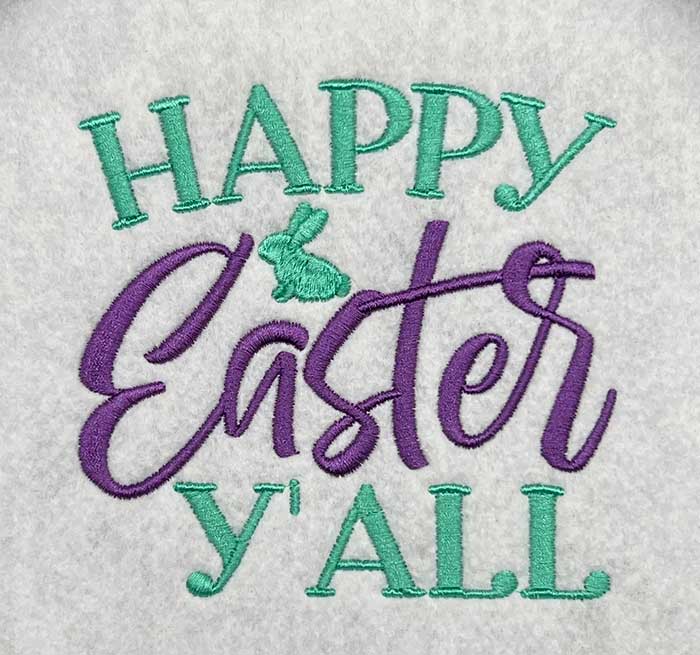 ISET_HappyEasterY'All | Embroidery Legacy happy easter y'all embroidery design