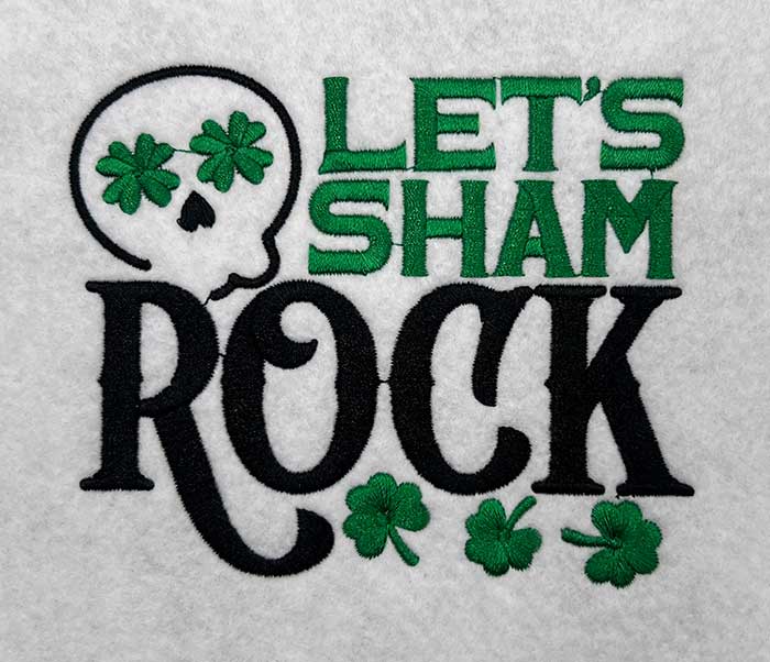 ShamRock | Embroidery Legacy lets shamrock embroidery design