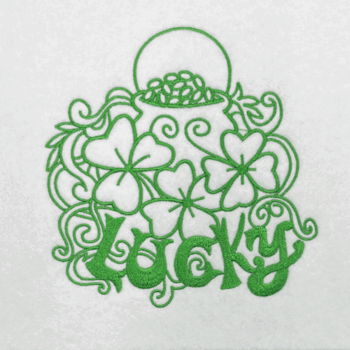 Swirls Of Shamrocks