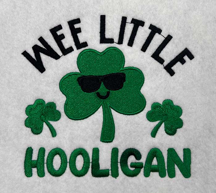 WeeLittleHooligan | Embroidery Legacy wee little hooligan embroidery design
