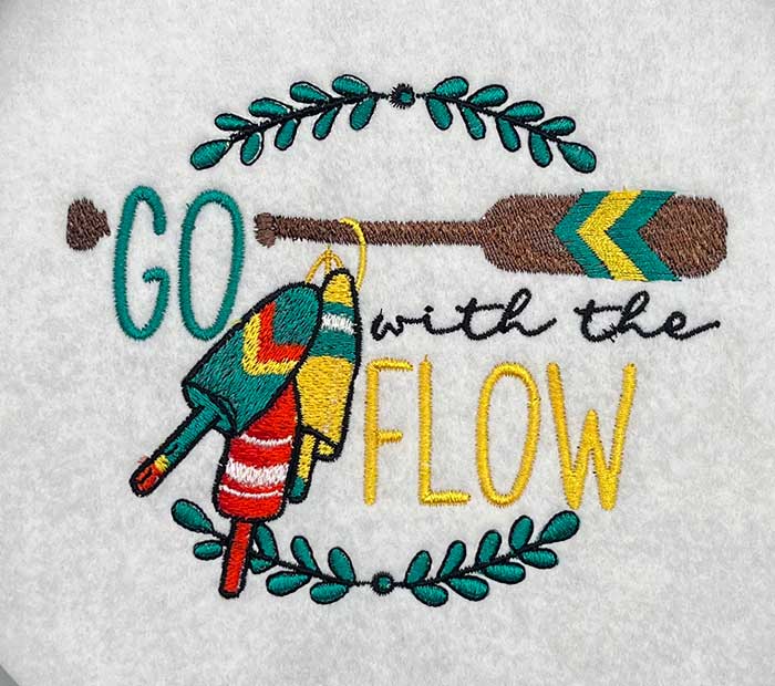 AMSL-FlowLakeLife | Embroidery Legacy go with the flow embroidery design