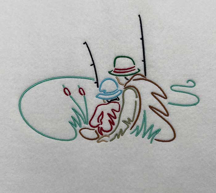 FishingDay-01 | Embroidery Legacy Fishing Day 1 Embroidery design