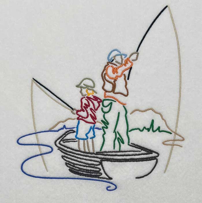 FishingDay-02 | Embroidery Legacy Fishing Day 2 Embroidery design