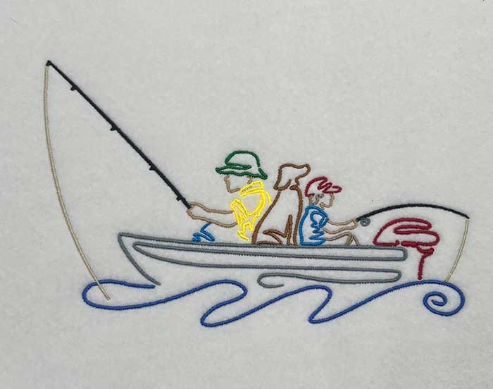 FishingDay-05 | Embroidery Legacy Fishing Day 5 Embroidery design