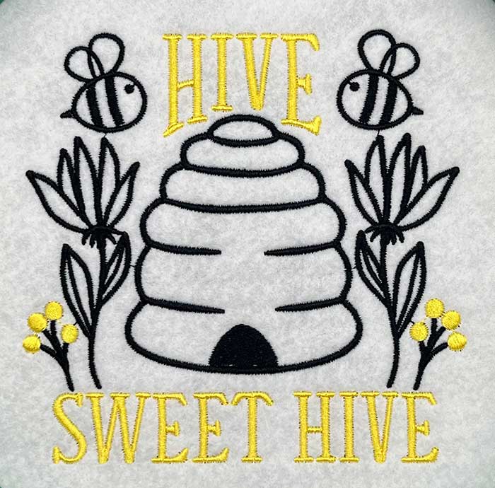 SD-HiveSweetHive | Embroidery Legacy hive sweet hive embroidery design