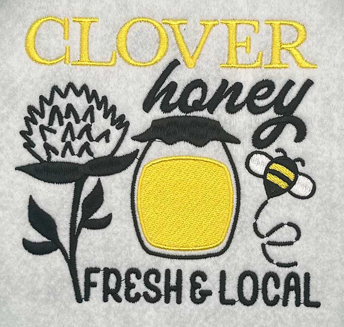 SD-LoverHoney | Embroidery Legacy clover honey embroidery design