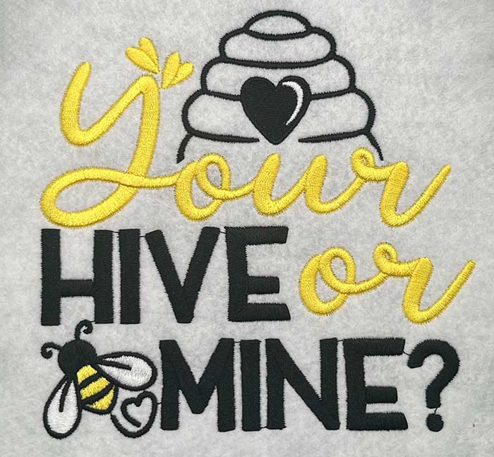 SD-YourHiveMine | Embroidery Legacy your hive or mine embroidery design