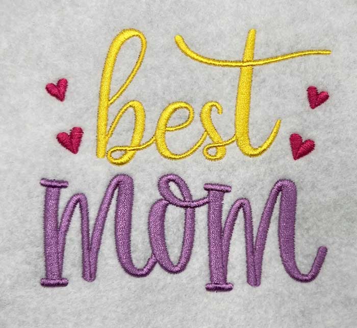 Best-Mom | Embroidery Legacy best mom embroidery design