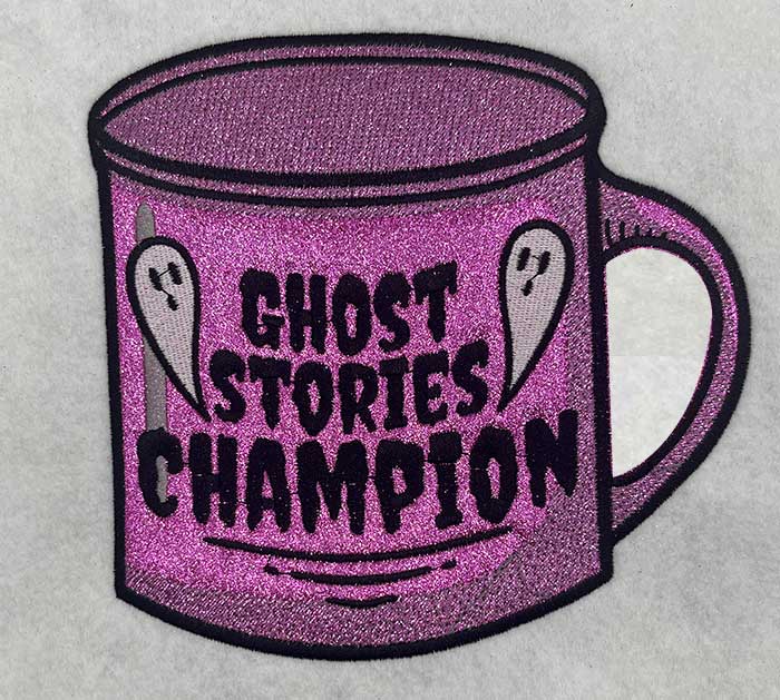 SCH-EnamelMugApplique | Embroidery Legacy ghost story champion applique embroidery design