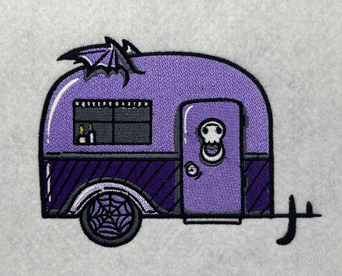 SCH-SpookyCamper | Embroidery Legacy spooky camper embroidery design