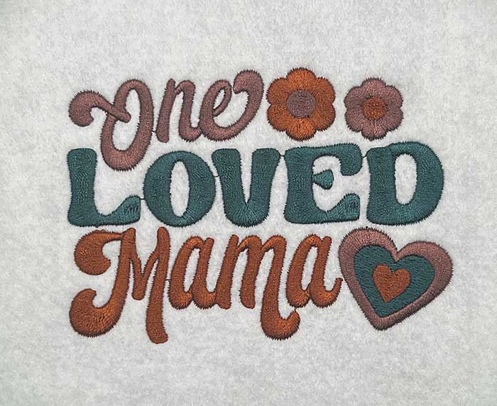 SD-OneLoveMama | Embroidery Legacy one loved mama embroidery design