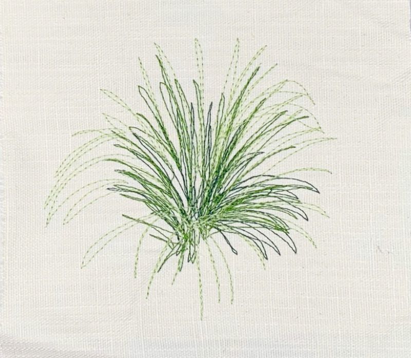 nature blog stitched grass