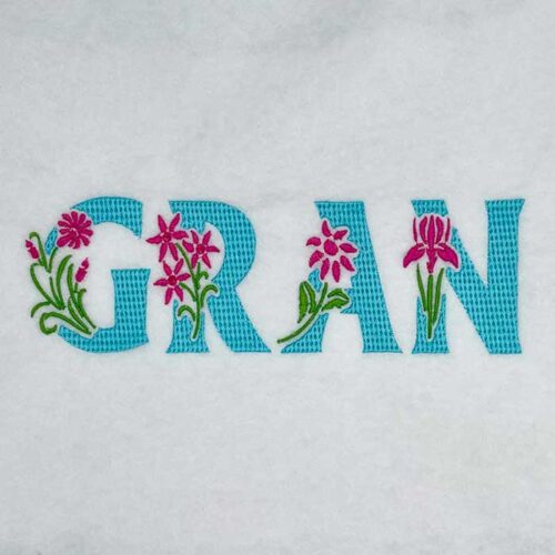 Gran embroidery design