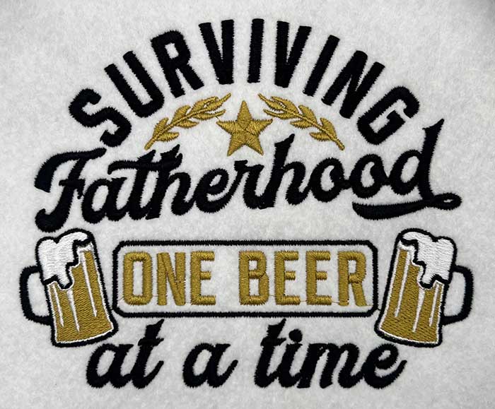 SD-SurvivingFather | Embroidery Legacy Surviving Fatherhood embroidery design