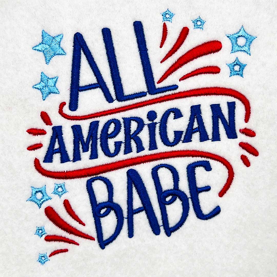 IS4J_AmericanBabe | Embroidery Legacy All American Babe embroidery design