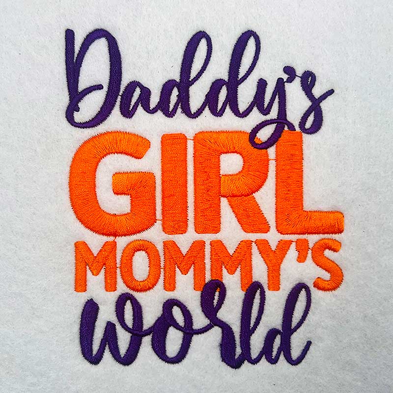 ISBB3_GirlWorld | Embroidery Legacy daddy's girl embroidery design