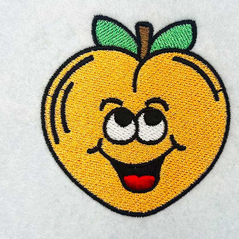 SDRF_PeachyKeen_a | Embroidery Legacy peach embroidery design