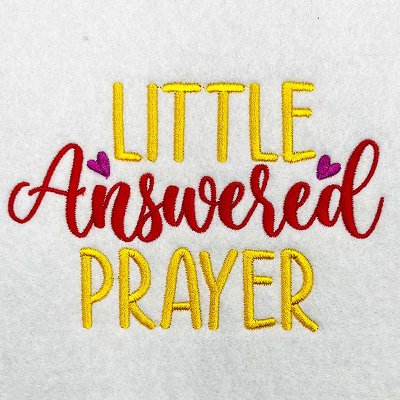 ISBB4_AnsweredPrayer | Embroidery Legacy little answered prayer embroidery design