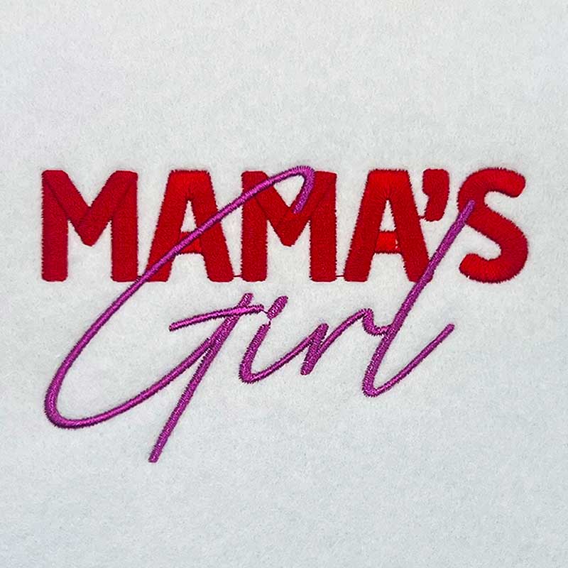 ISBB4_MamasGirl | Embroidery Legacy mama's girl embroidery design