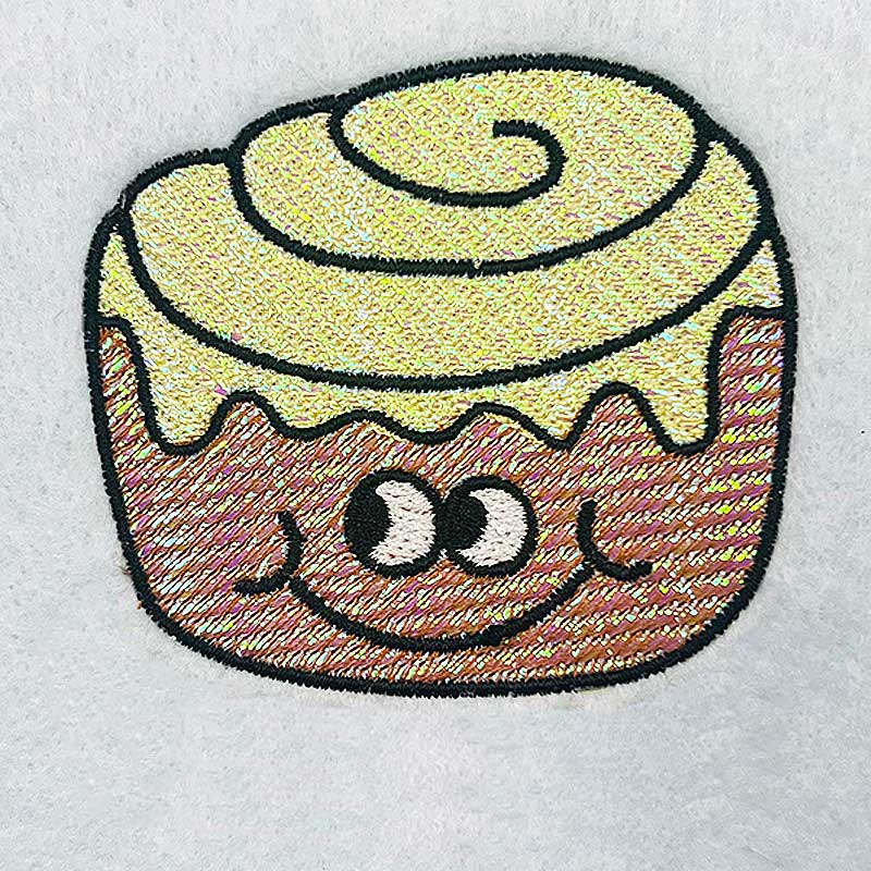 SDRF_YourOnRoll_Mb | Embroidery Legacy cinnamon bun mylar embroidery design