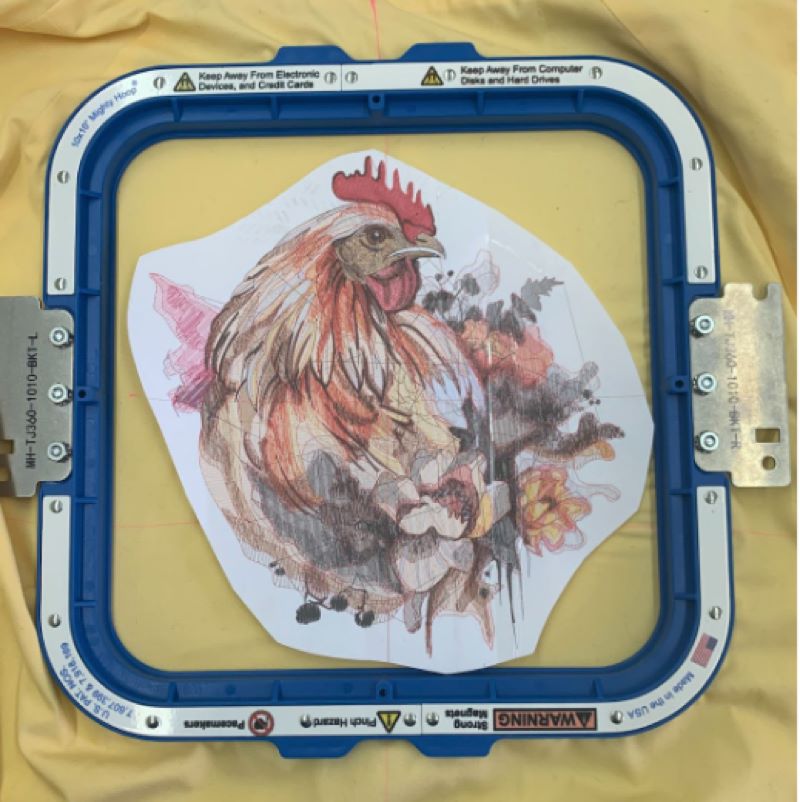 Rooster pinned
