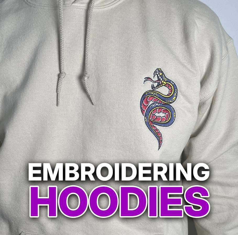 Embroidering Hoodie Square