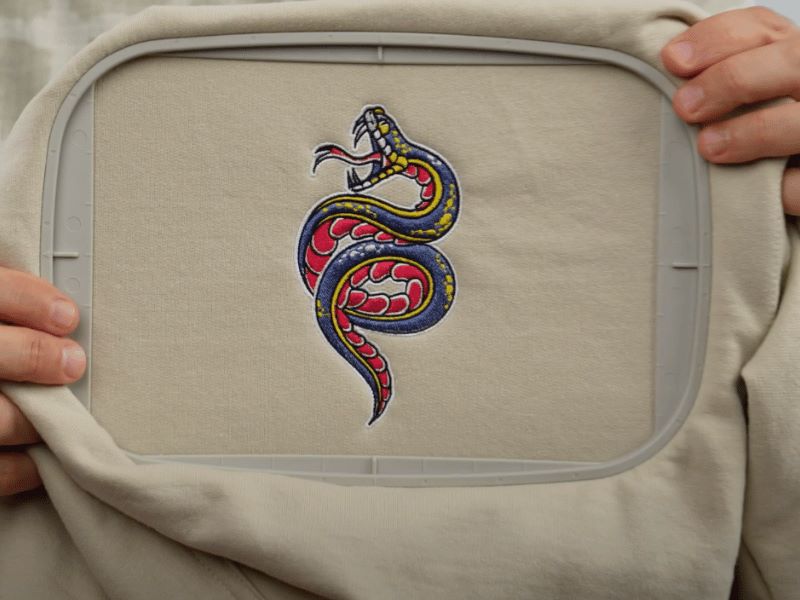 Embroidering Hoodie Step8
