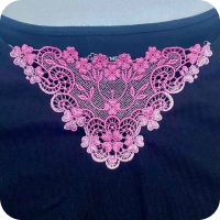 Free standing lace insert Fun Effects course stitch out