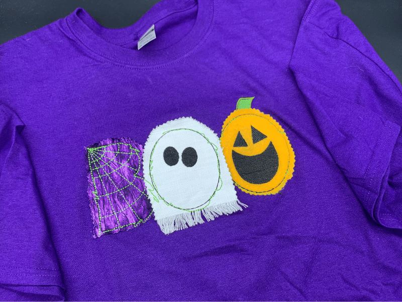 Boo Applique TShirt