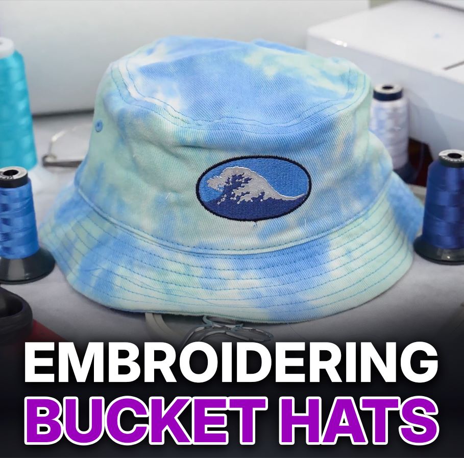 Embroidering Bucket Hats