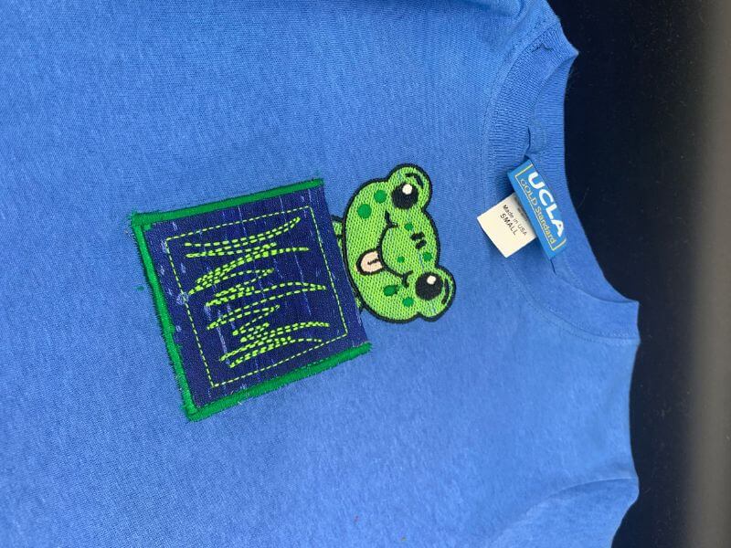 Design Doodler Froggie Pocket Satin Border