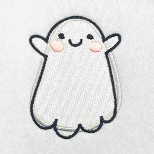 Embroidery Design: Cutietoon Ghost - 2.27w x 3.04h