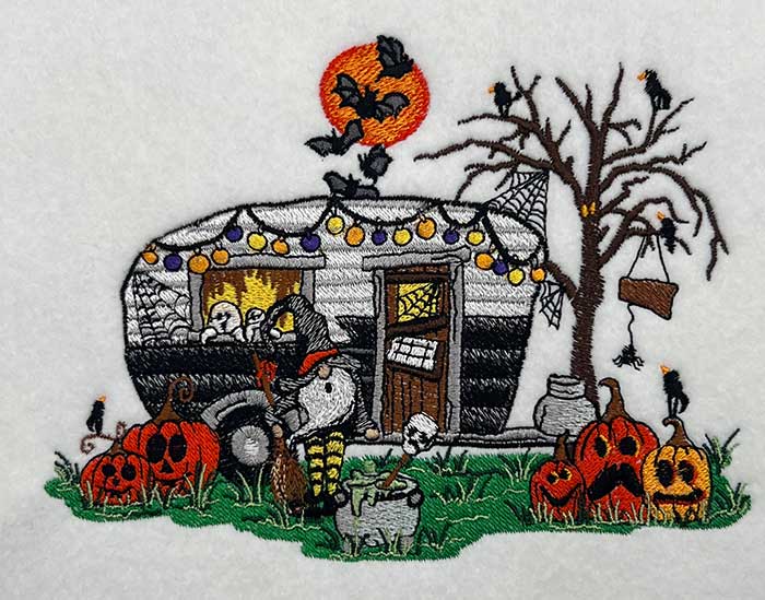 AM_HalloweenCamper | Embroidery Legacy Halloween Camper embroidery design