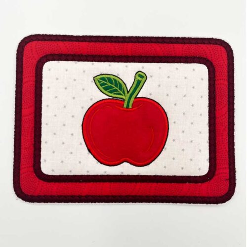 In The Hoop: Apple Mug Rug