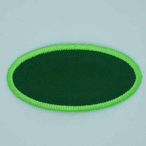 Braided oval diy patch embroidery design