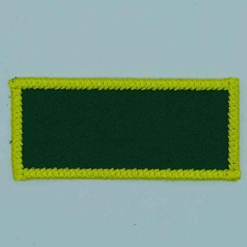 Braided rectangles diy patch embroidery design