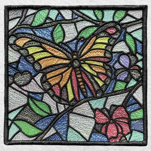 Mylar Butterfly 2 embroidery design