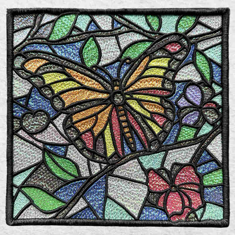 Mylar Butterfly 2 embroidery design