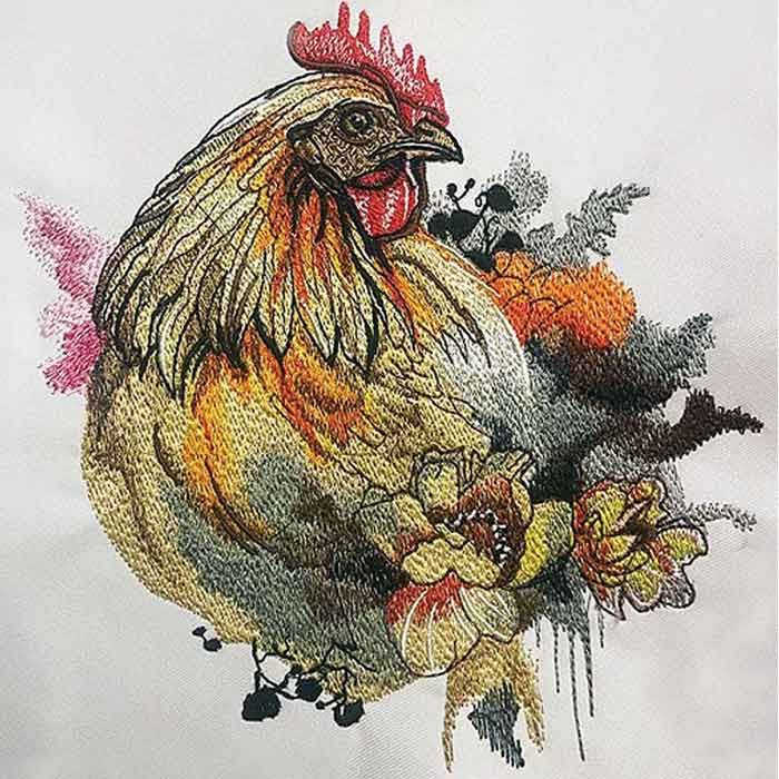 ChickenFloralBundle2 | Embroidery Legacy Chicken Floral Embroidery Legacy Design 2