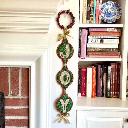In The Hoop: JOY Banner