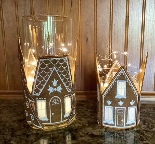 In the Hoop: Christmas Village Luminaria