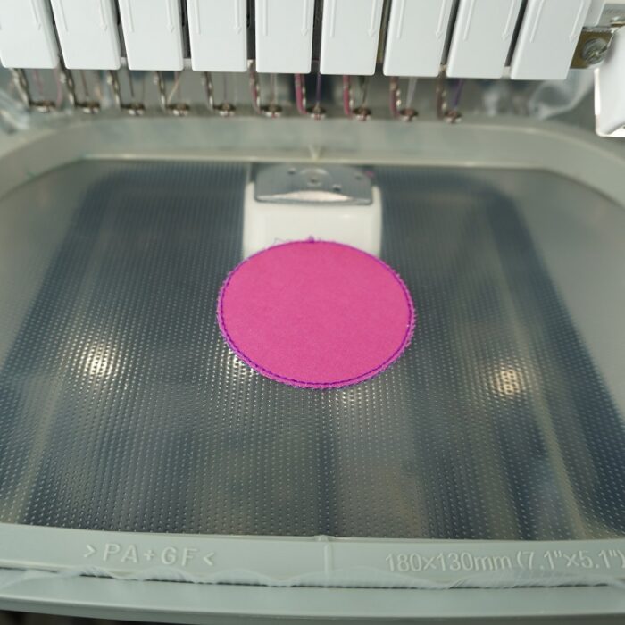 Circle Embroidery Patch Design - Step 1