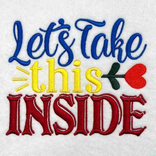 Lets take this inside embroidery design