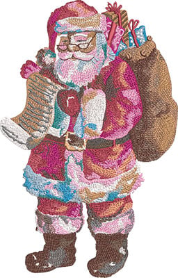 dear santa 1 embroidery design
