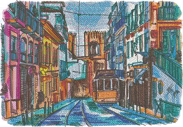 EA-SeetheWorldinStitches_Lisbon_200x300 | Embroidery Legacy Lisbon embroidery design