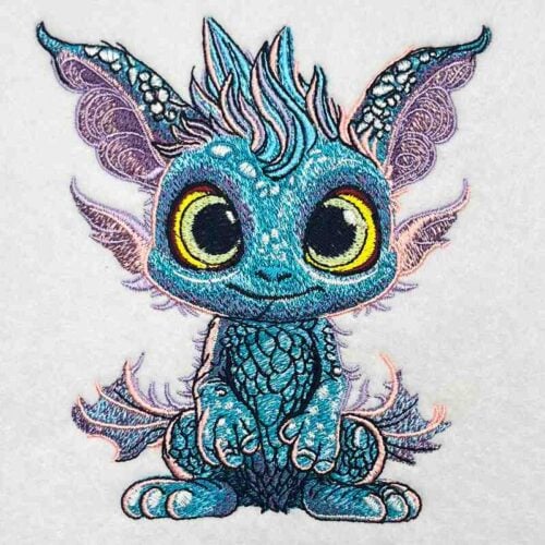 Embroidery Design: EL Baby Dragon 1 - 4.40w x 4.95h